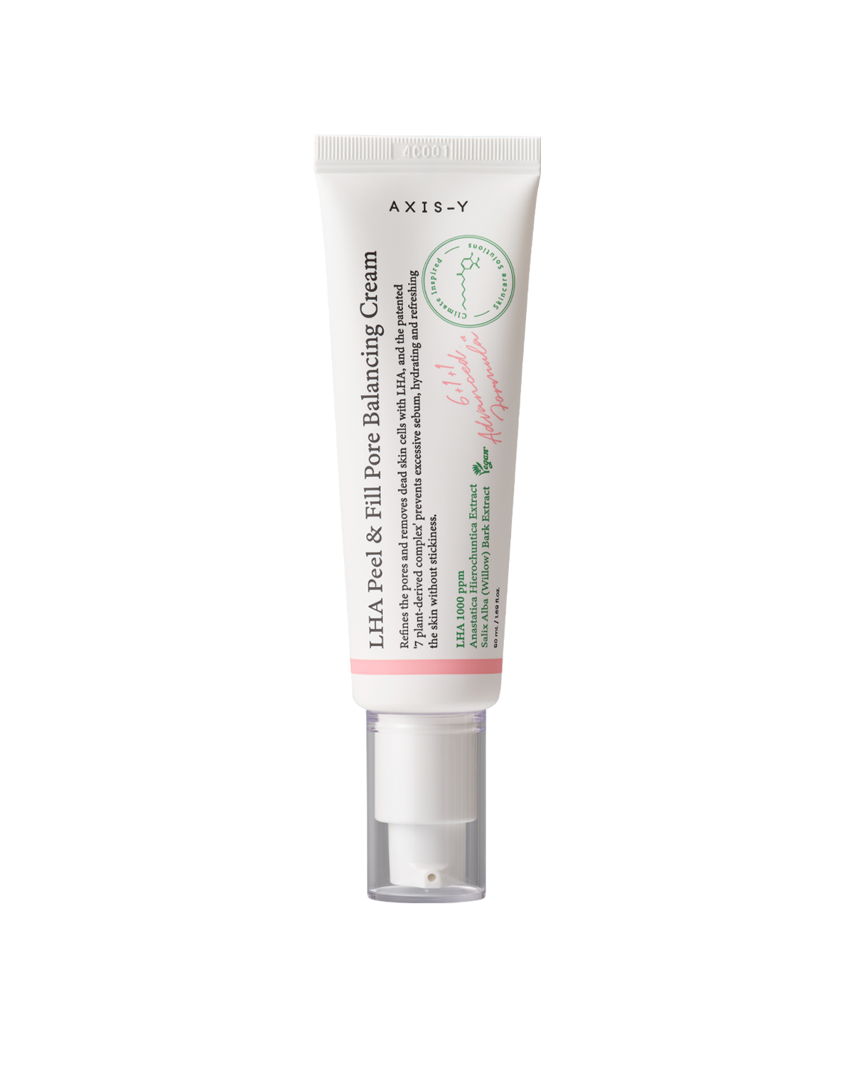 AXIS-Y LHA Peel&Fill Pore Balancing Cream 50ml product packaging
