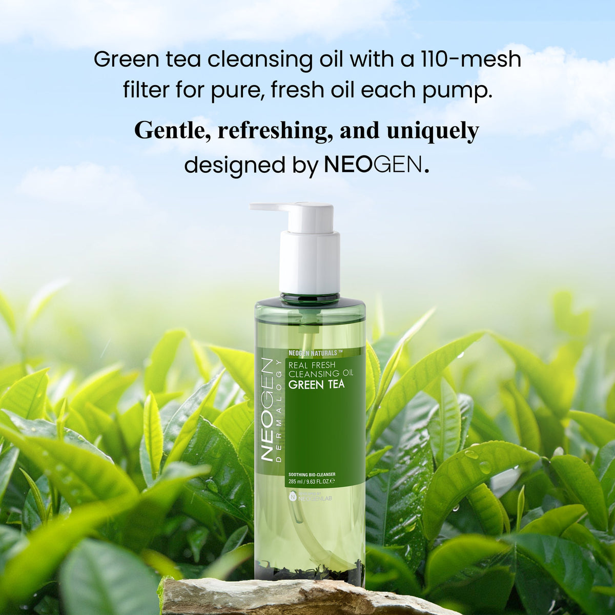 Neogen Real Fresh Cleansing Oil Green Tea 285ml — Neogen official product image 7