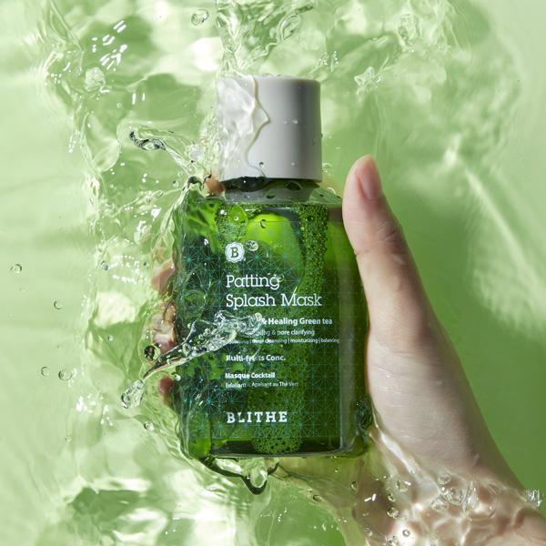 Blithe Patting Splash Mask Soothing & Healing Green Tea 150ml product detail image 4