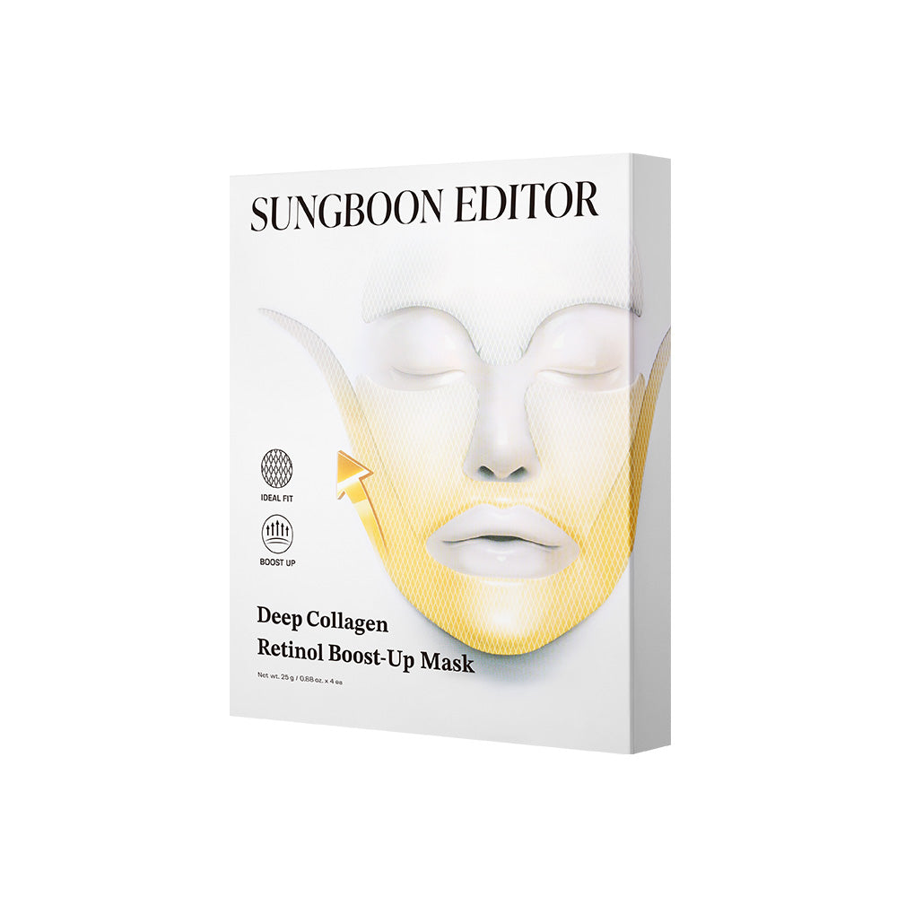 SUNGBOON EDITOR Deep Collagen Retinol Tension Boost Up Mask Set 4pcs — official product image 1