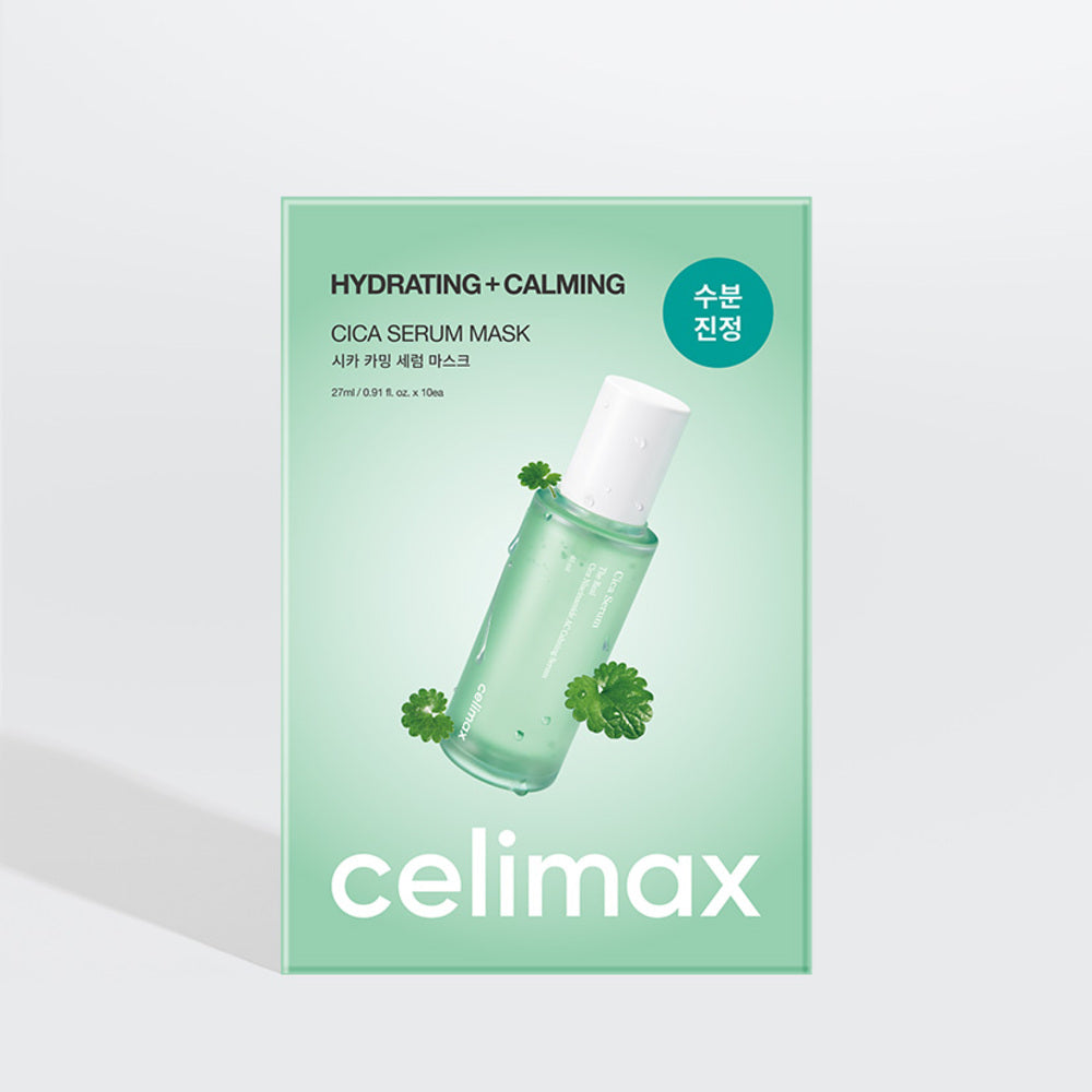 Celimax The Real Cica Calming Serum Mask 10ea — Korean skincare product