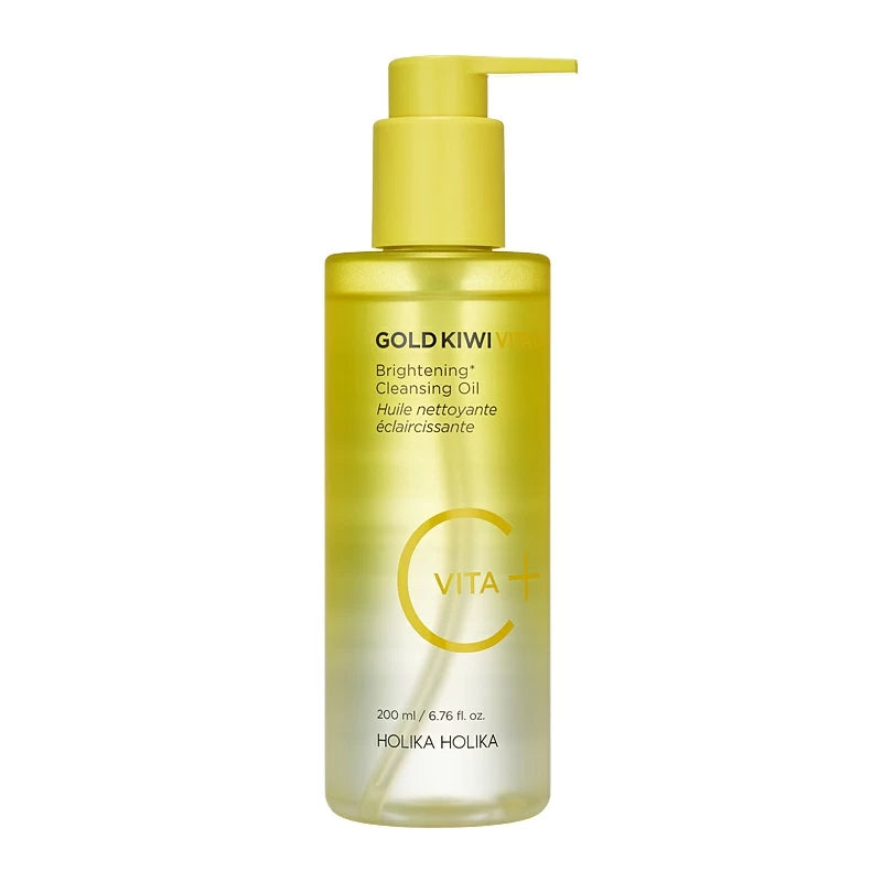 Holika Holika Gold Kiwi Vita C Plus Brightening Cleansing Oil 200ml – official product image 2