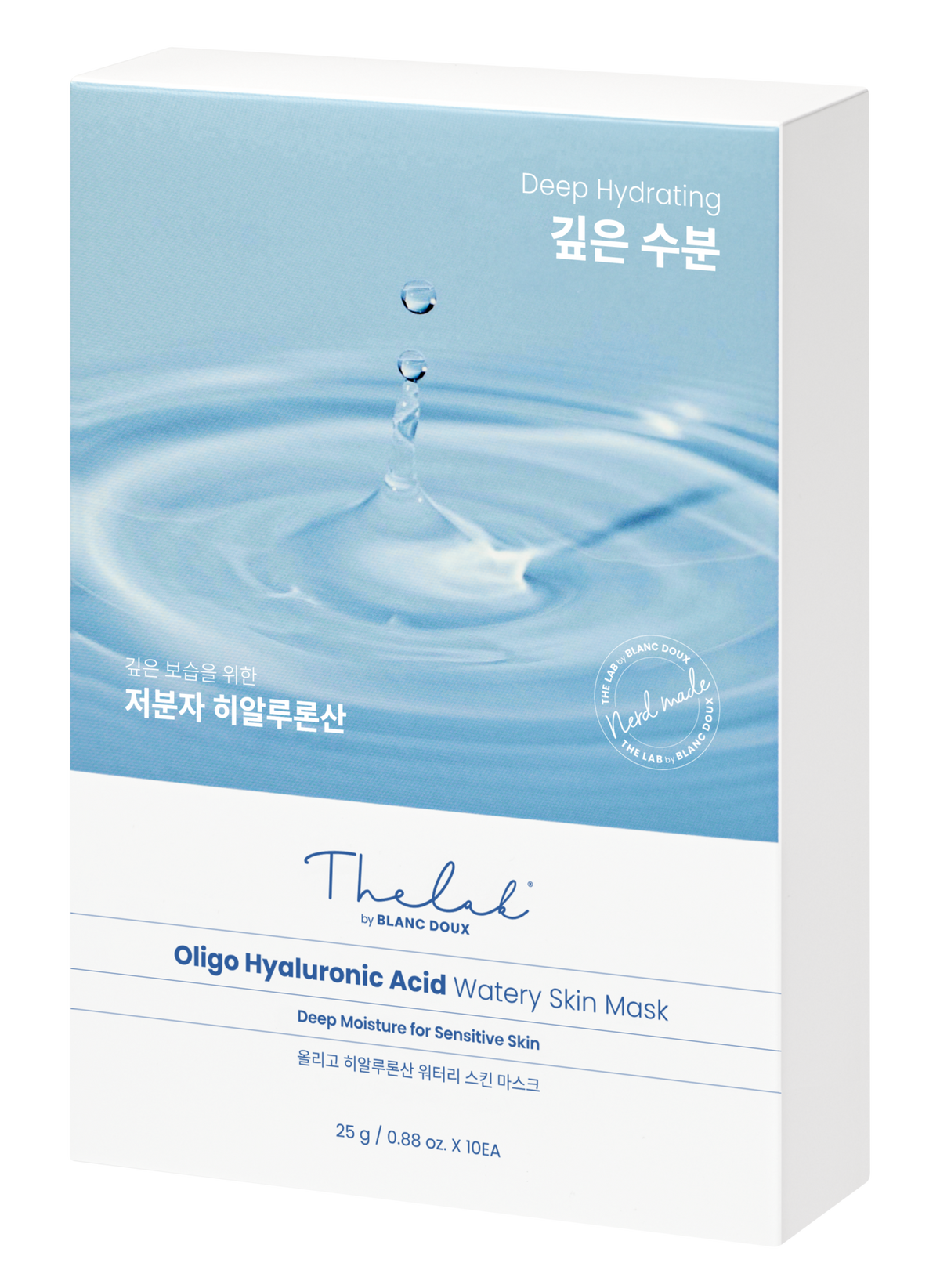 THE LAB by blanc doux Oligo Hyaluronic Acid Watery Skin Mask 10p — official product image 9