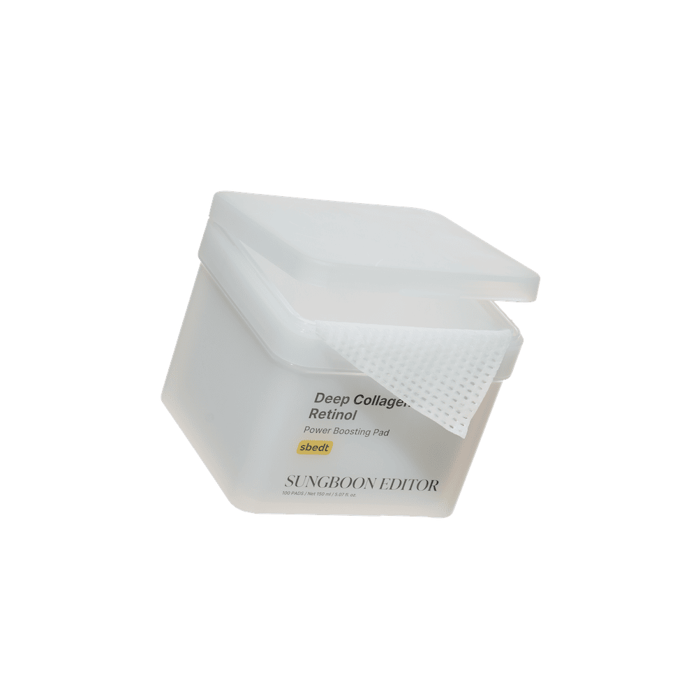 SUNGBOON EDITOR Deep Collagen Retinol Power Boosting Pad 150ml 100 pcs — official product image 2