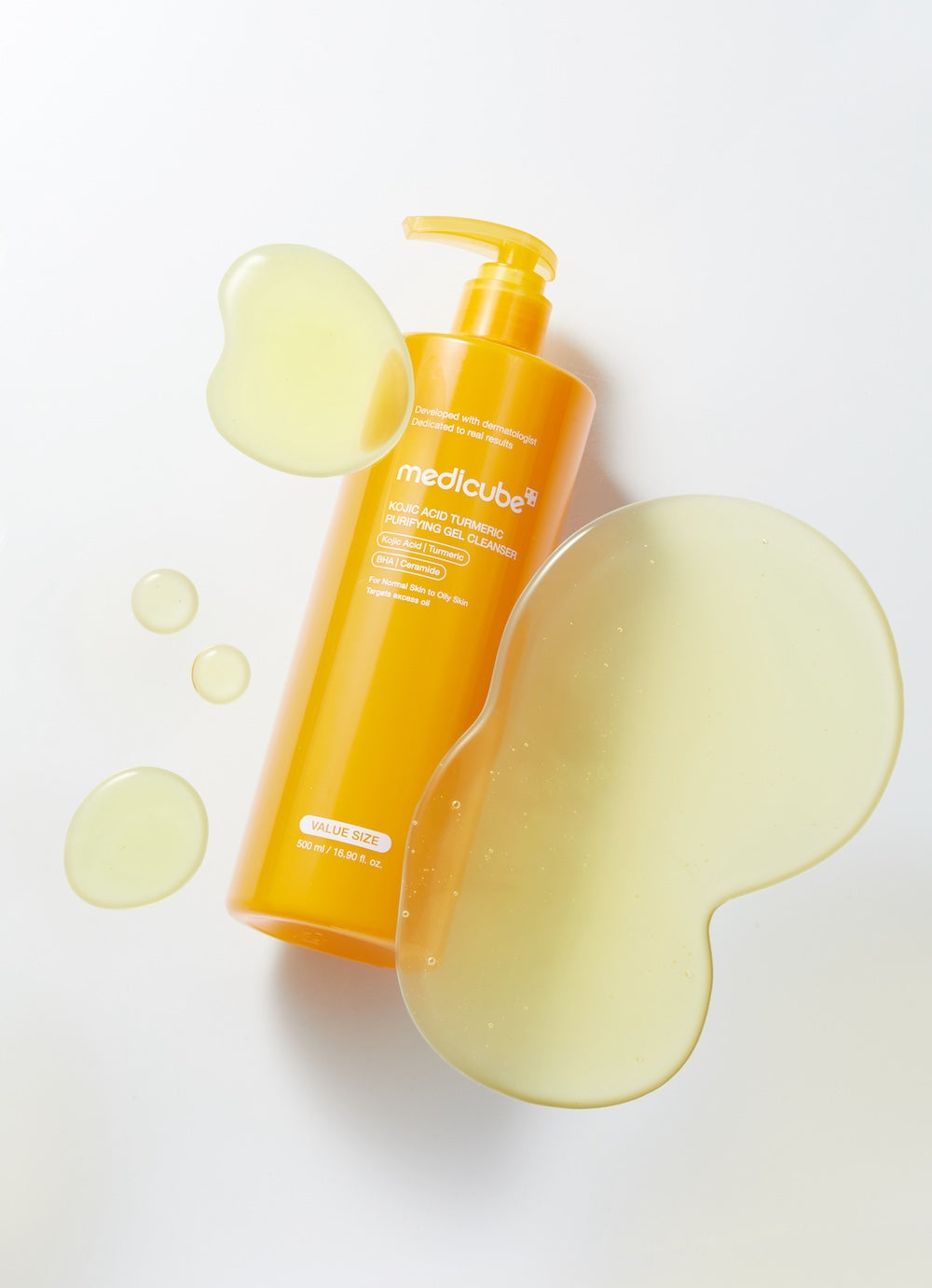 Medicube Kojic Acid Turmeric Gel to Foam Cleanser 500ml product image 4