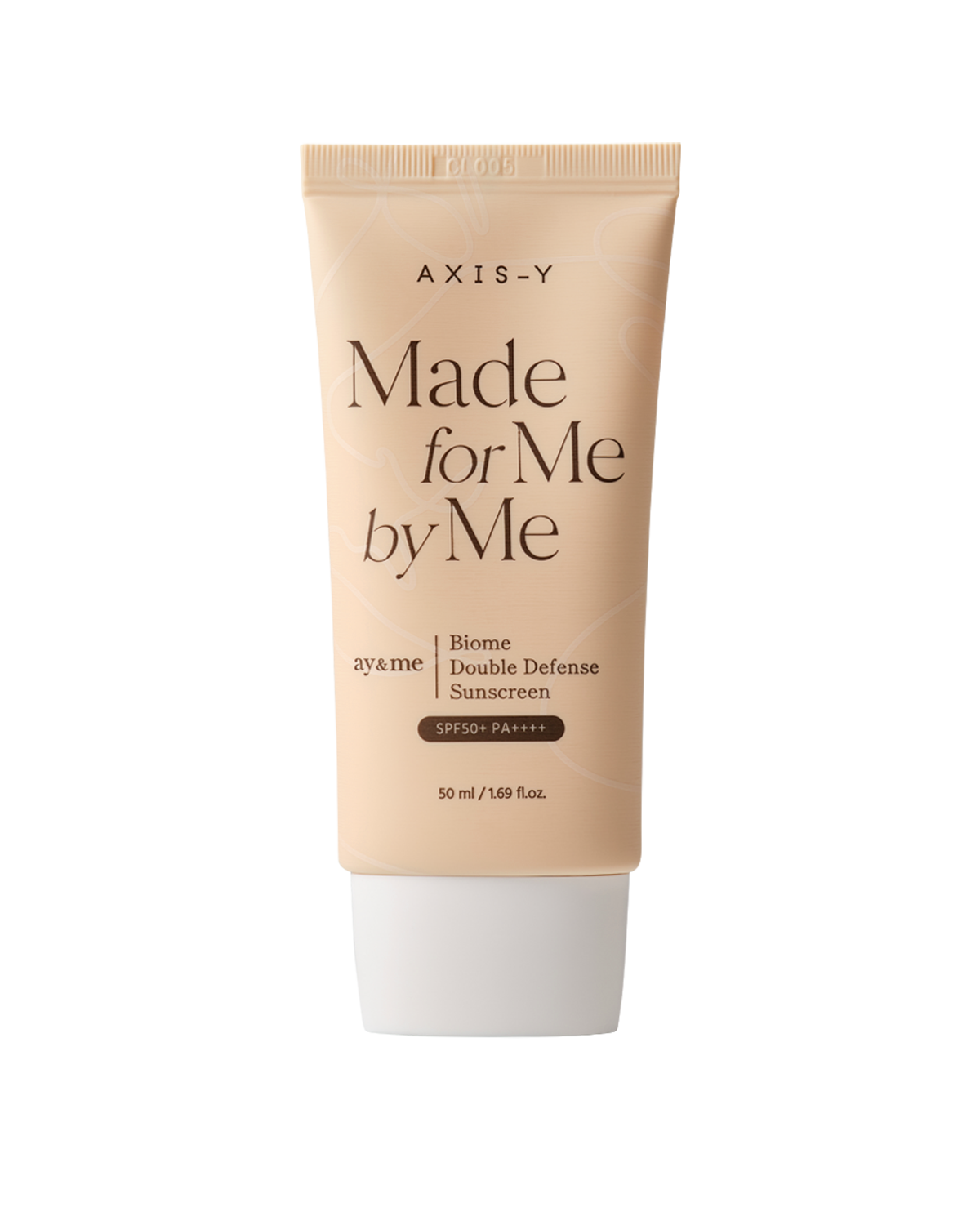 AXIS-Y Biome Double Defense Sunscreen 50ml product packaging