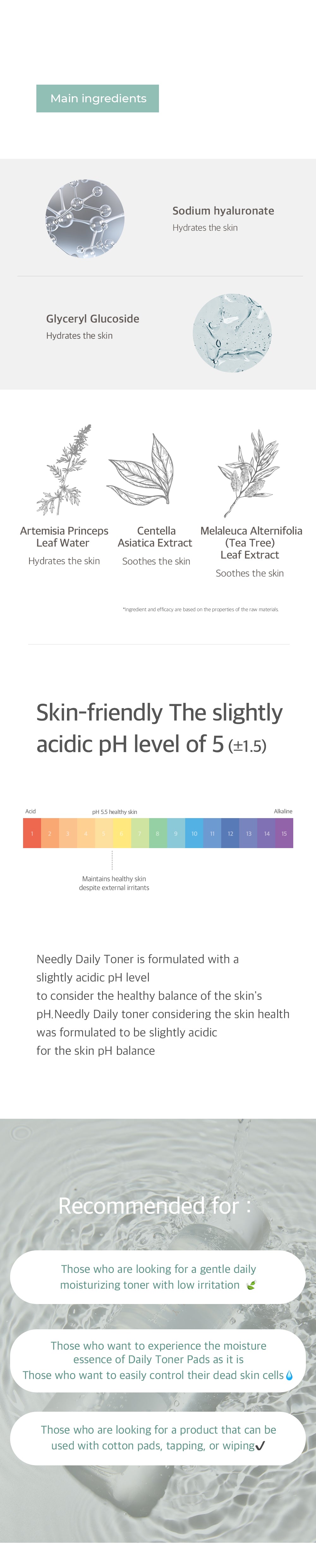 Needly Daily Toner 250ml facial toner image 6