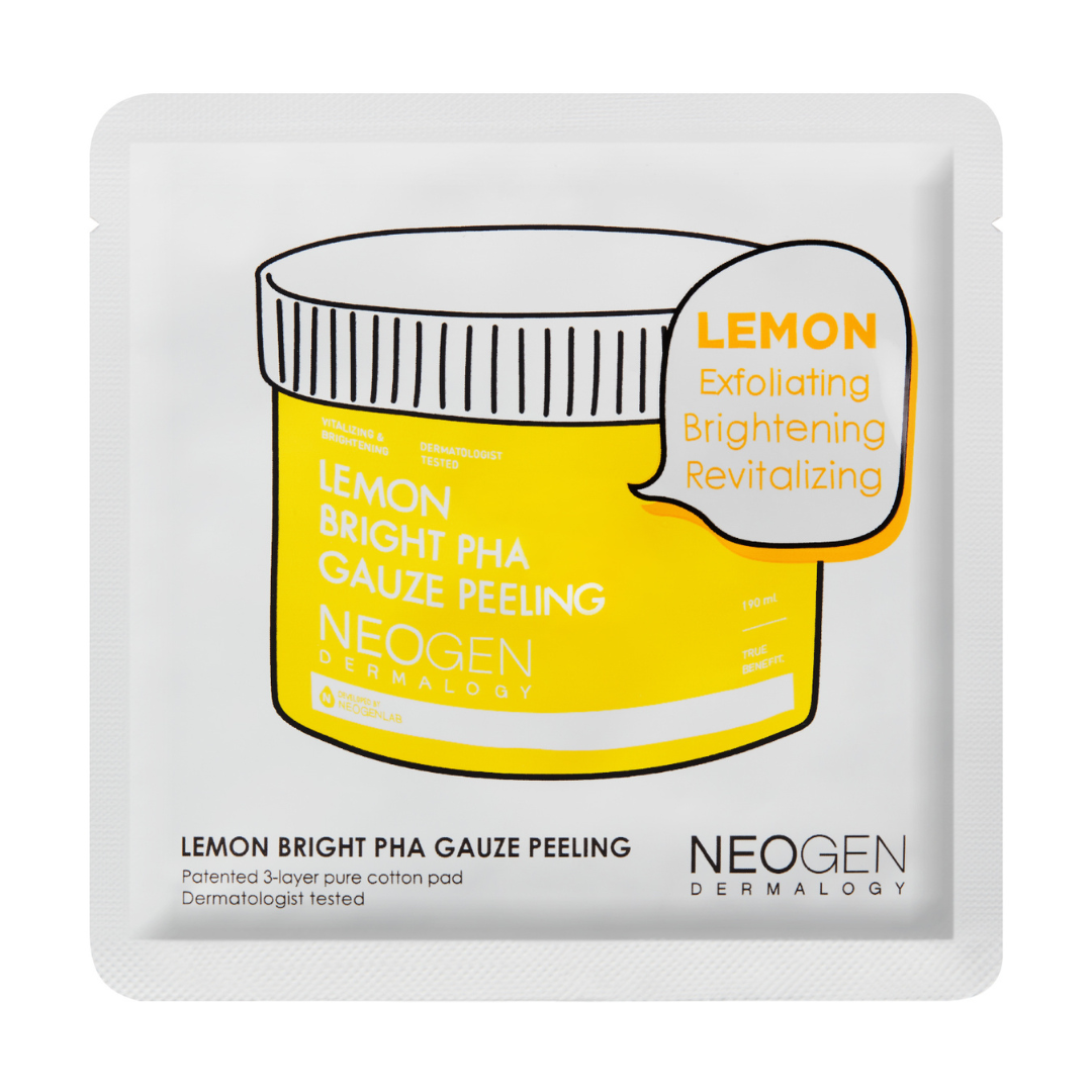 Neogen Lemon Bright PHA Gauze Peeling 190ml (30 Pads) — Neogen official product image 3