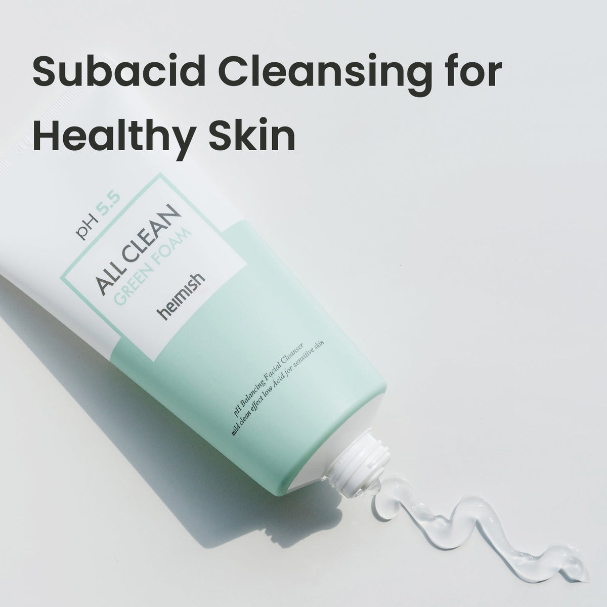 Heimish All Clean Green Foam 150g low-pH cleanser — official product image 5