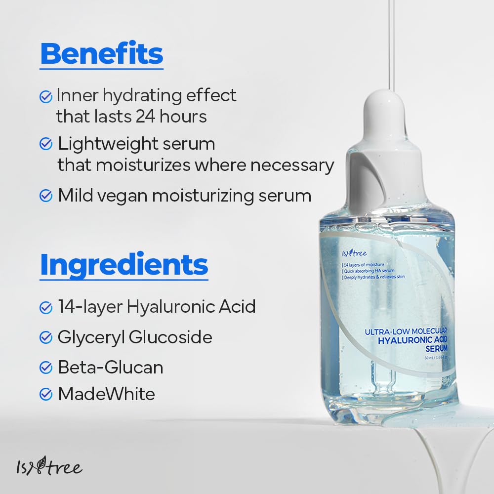 Isntree Ultra-Low Molecular Hyaluronic Acid Serum 50ml — Face Serums product image 211
