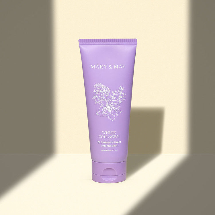 Mary&May White Collagen Cleansing Foam Duo Twin Pack (150ml x2) product image 5