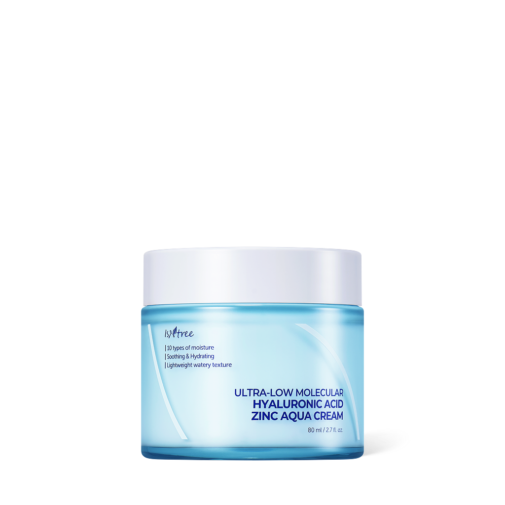 Isntree Ultra-Low Molecular Hyaluronic Acid Zinc Aqua Cream 80ml — Face Moisturizers product image 294