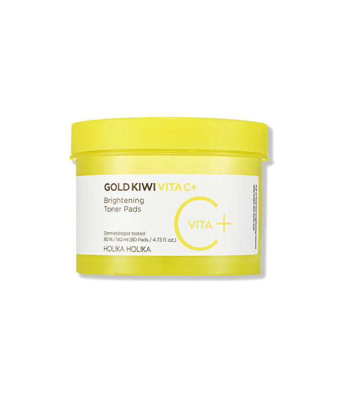 Holika Holika Gold Kiwi Vita C Plus Brightening Toner Pad 80pcs – official product image 6