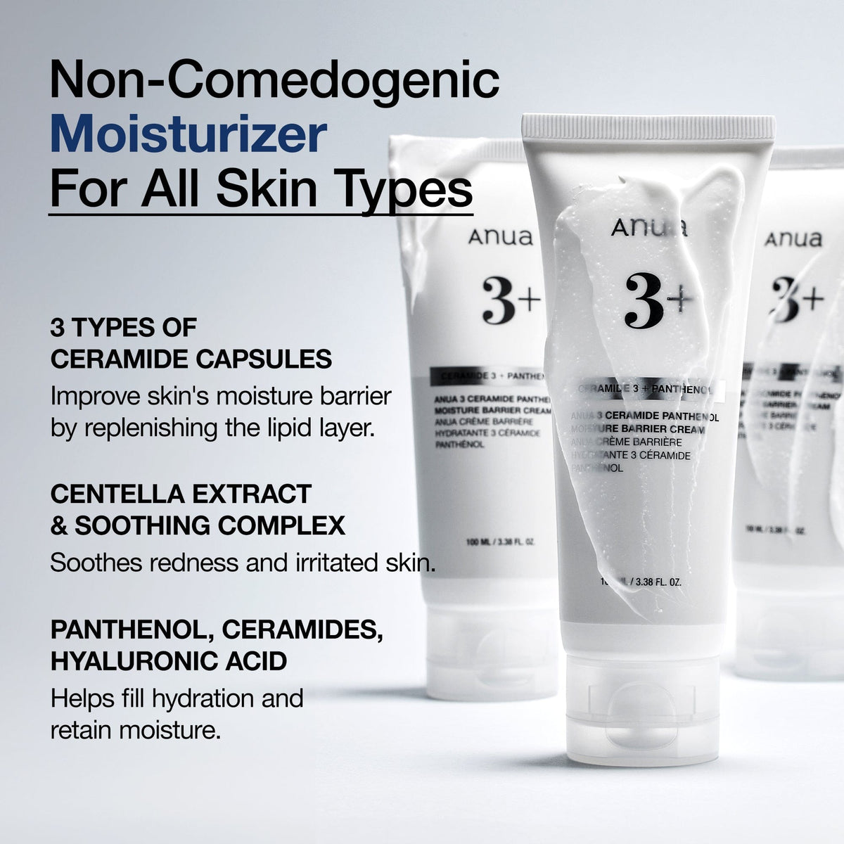 Anua 3 Ceramide Panthenol Moisture Barrier Cream 100ml - official ANUA product image 5