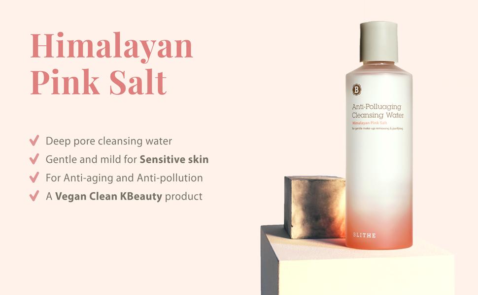Blithe Anti-Polluaging Cleansing Water Himalayan Pink Salt product details