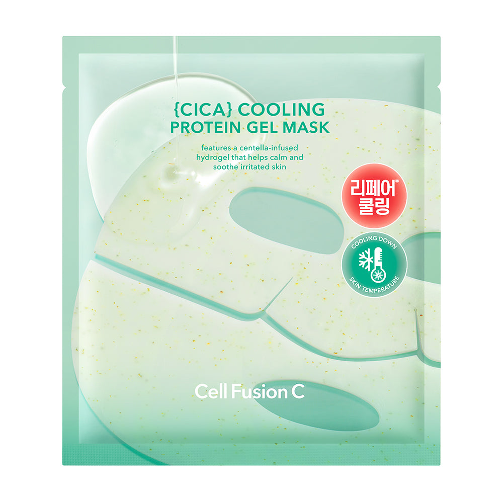 CellFusionC Cica Cooling Protein Gel Mask 35g five-pack
