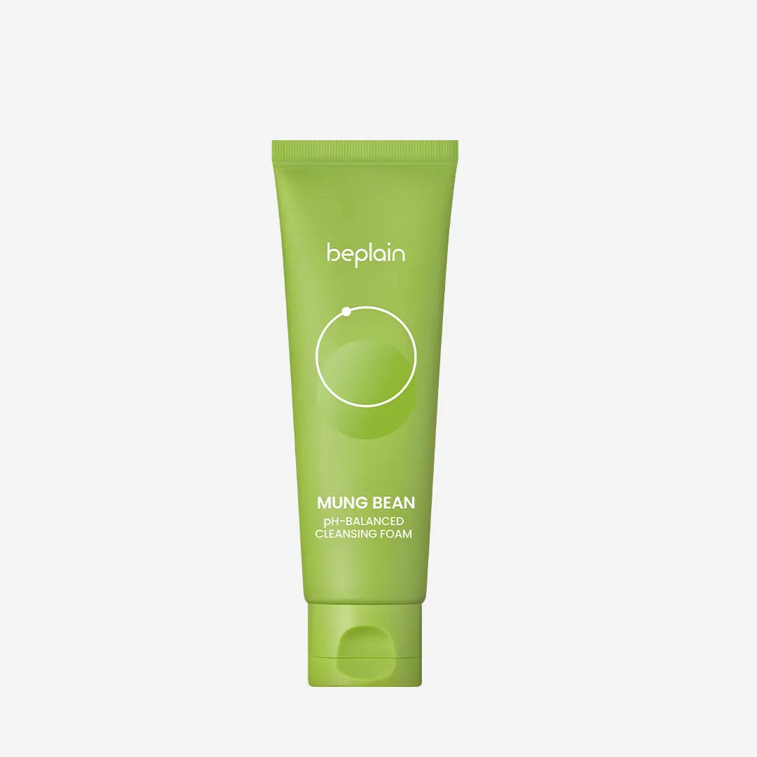 Beplain Mung Bean pH-Balanced Cleansing Foam 80ml — Korean skincare product