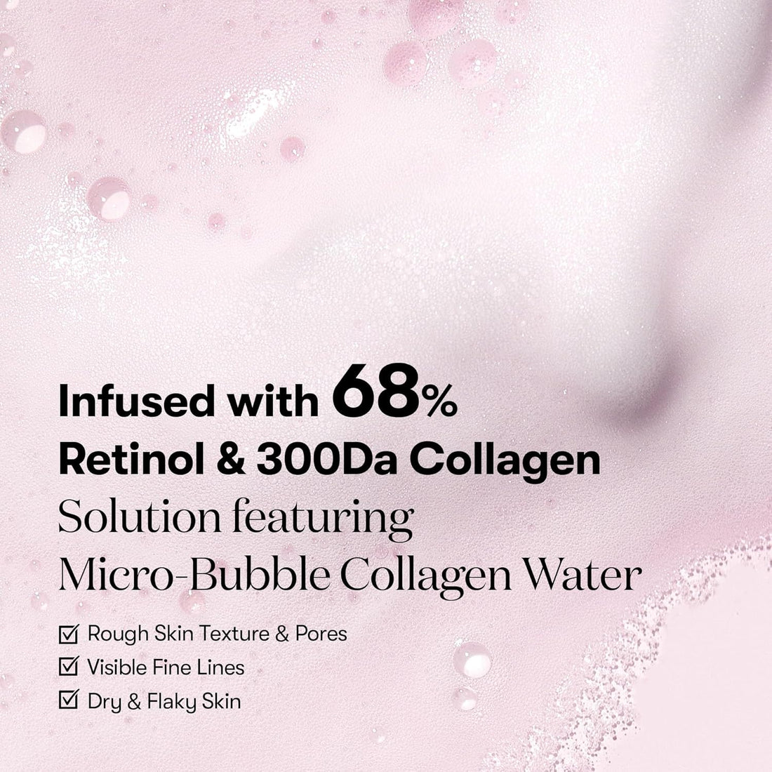 VT Cosmetics Retinol Collagen Pink Micro Bubble Serum 70ml - official product image 5