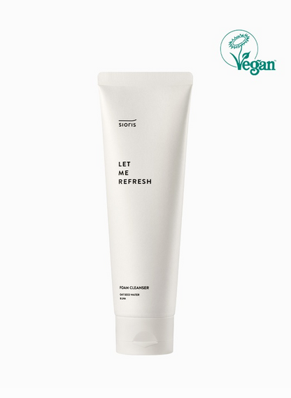 Sioris Let Me Refresh Foam Cleanser 120ml — official product image 2