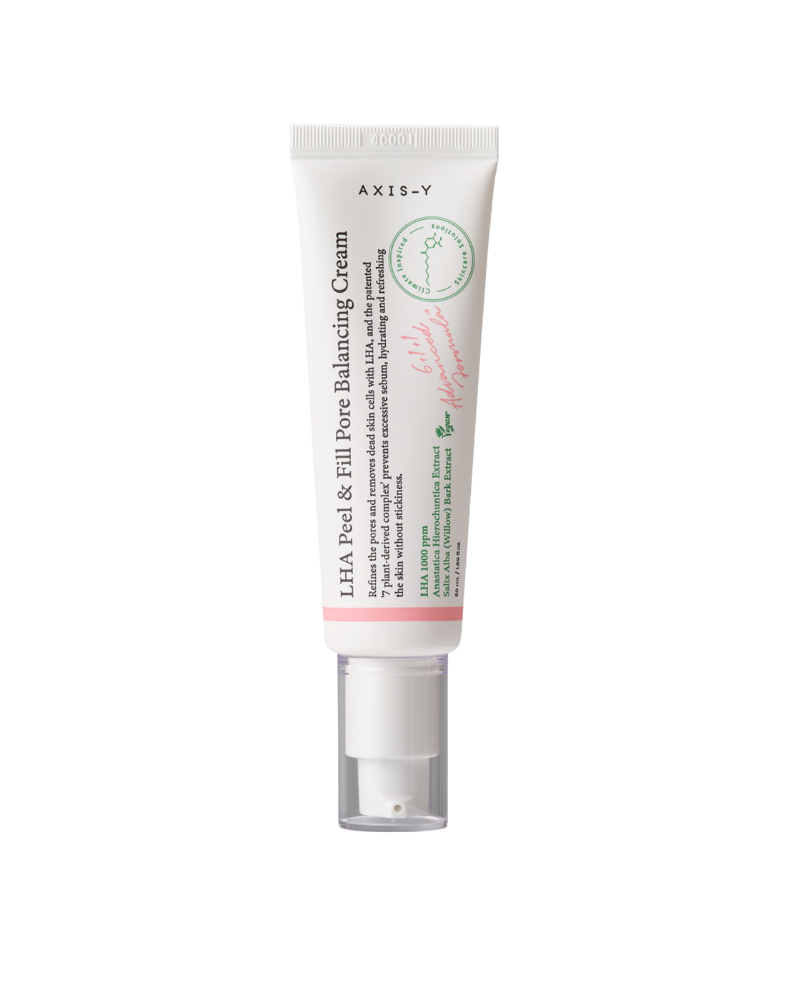 AXIS-Y LHA Peel&amp;Fill Pore Balancing Cream 50ml product packaging
