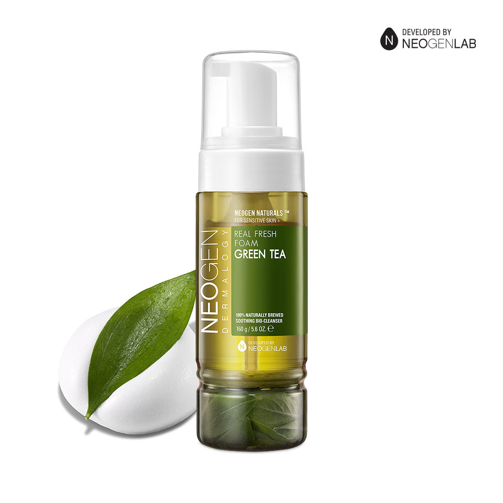 Neogen Real Fresh Foam Cleanser Green Tea 160g — Neogen official product image 2