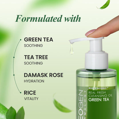 Neogen Real Fresh Cleansing Oil Green Tea 285ml — Neogen official product image 9