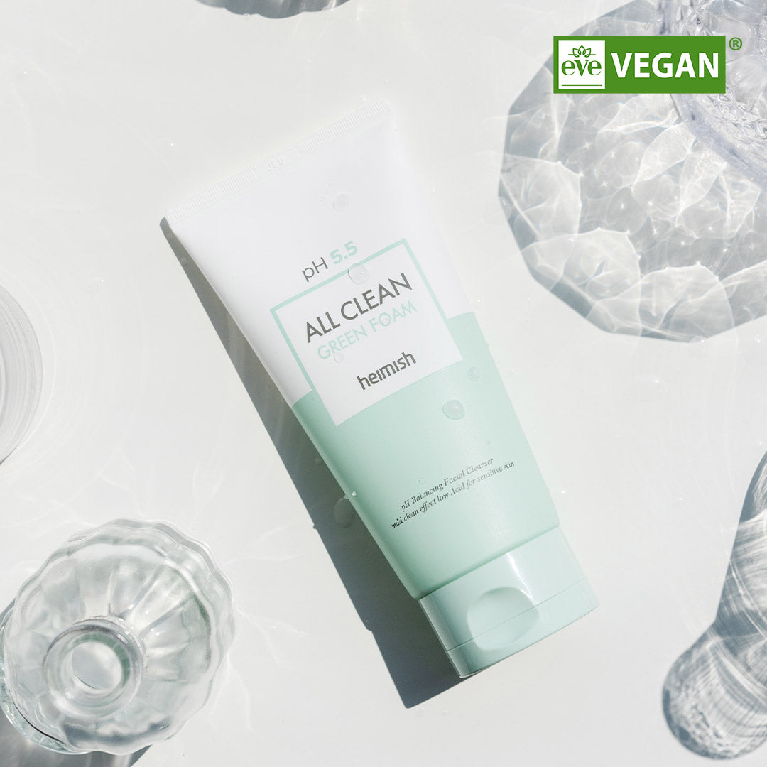 Heimish All Clean Green Foam 150g low-pH cleanser — official product image 2