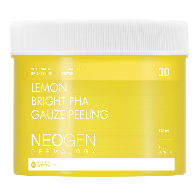 Neogen Lemon Bright PHA Gauze Peeling 190ml (30 Pads) — Neogen official product image