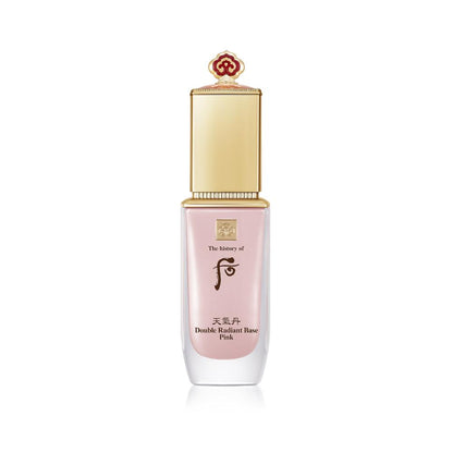 THE WHOO Cheongidan Double Radiant Base Pink 40ml — official product image 2