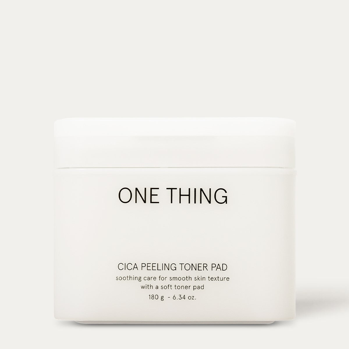 One Thing Cica Peeling Toner Pads 180g / 65 Count — product bottle