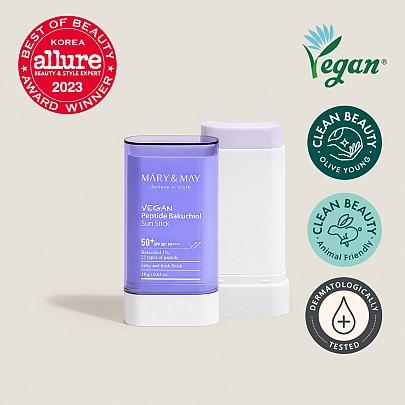 Mary&amp;May Stick solaire vegan aux peptides et au bakuchiol SPF50+ PA++++ 18g