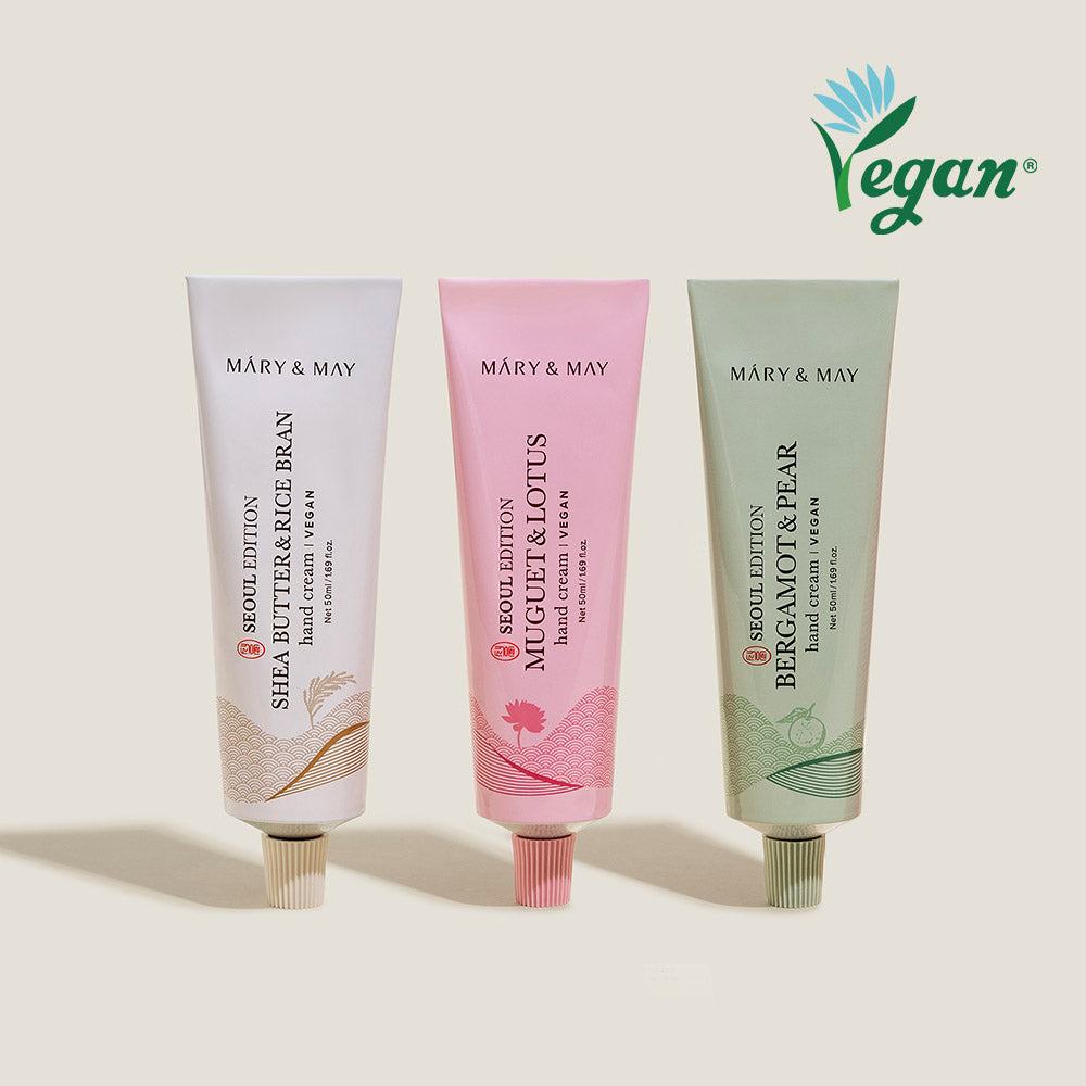 [Mary&amp;May] Seoul Edition Hand Cream Trio Set (50ml x3)