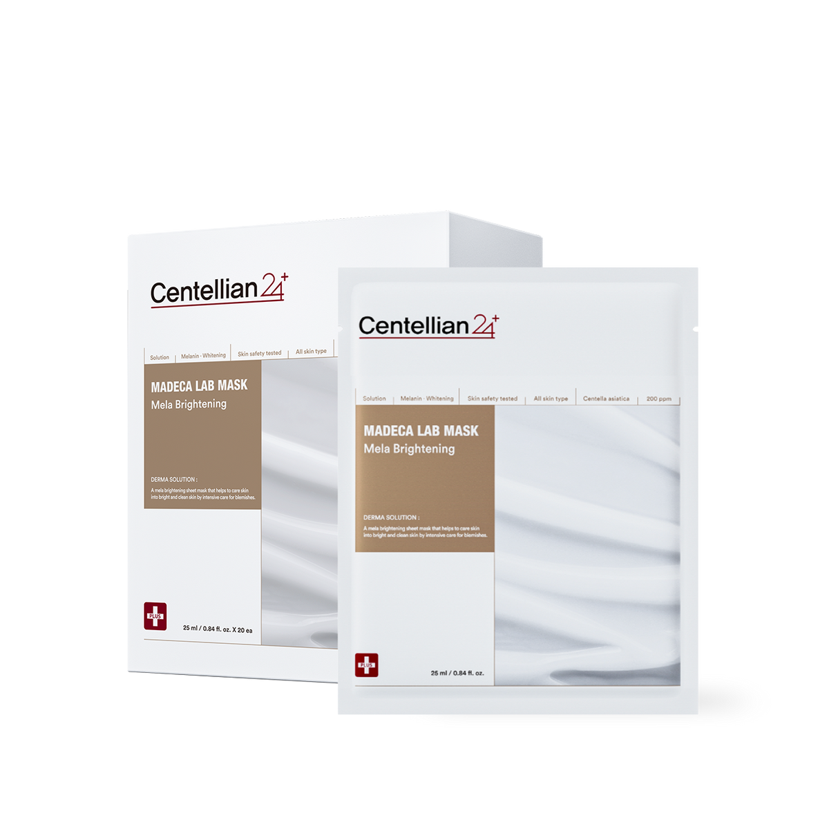 Centellian24 Madeca Lab Mask Mela Brightening 25ml*20pcs — product photo