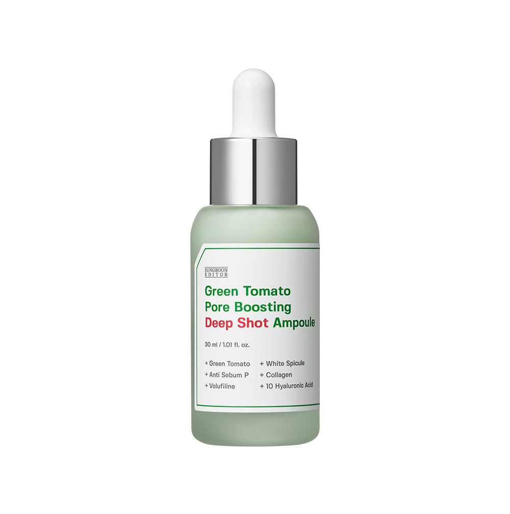 SUNGBOON EDITOR Green Tomato Pore Boosting Deep Shot Ampoule 30ml — official product image 1