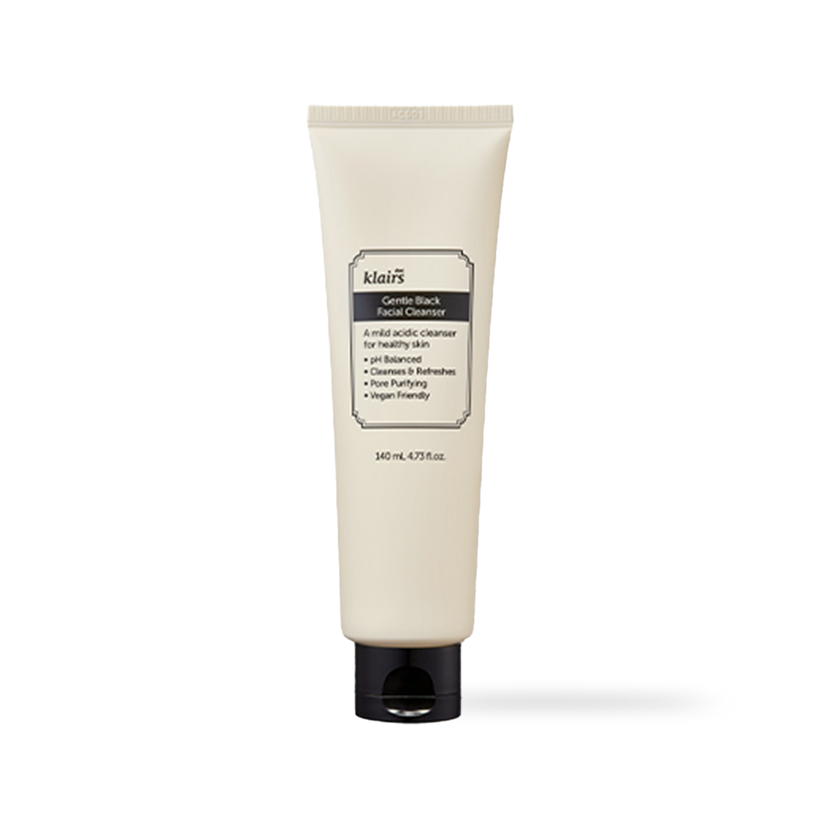 Dear Klairs Gentle Black Facial Cleanser 140ml — product photo