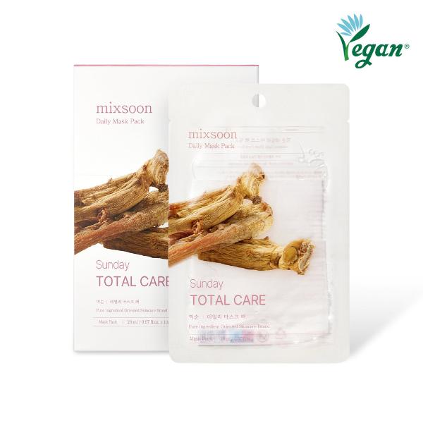 Mixsoon Daily Mask Pack — Sunday Total Care 20ml × 10 product image 1