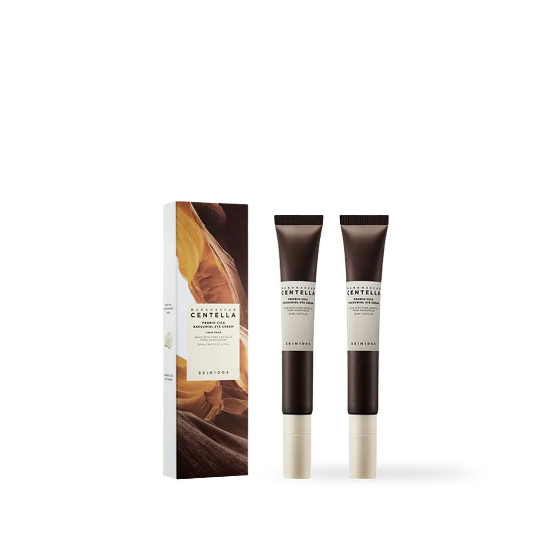 SKIN1004 Madagascar Centella Probio-cica Bakuchiol Eye Cream Twin Pack 20ml*2 — main product packshot