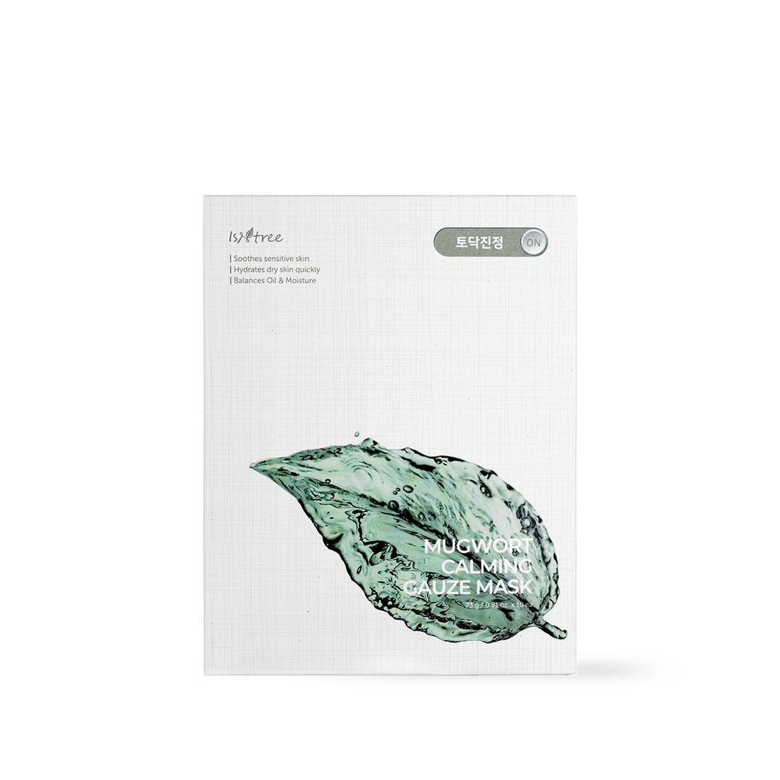 Isntree Mugwort Calming Gauze Mask 23g*10ea — Skin Care Masks &amp; Peels product image 230