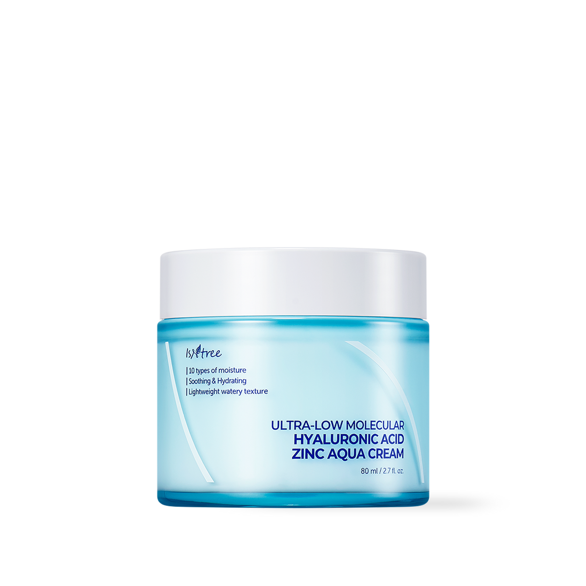Isntree Ultra-Low Molecular Hyaluronic Acid Zinc Aqua Cream 80ml — Face Moisturizers product image 291
