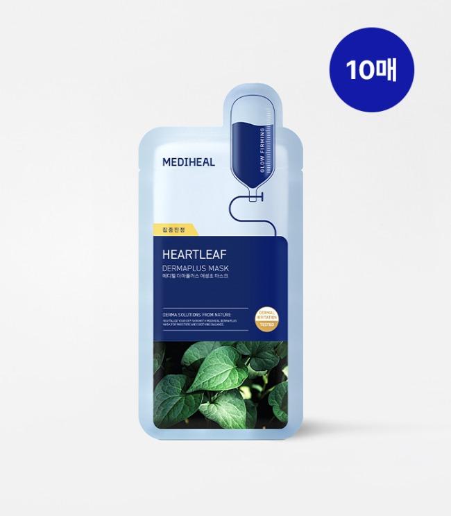 Mediheal Derma Plus Heartleaf Mask 10ea product image