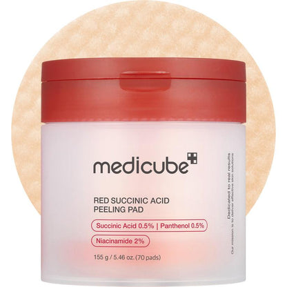 Medicube Red Succinic Acid Peeling Pads 70pcs product image