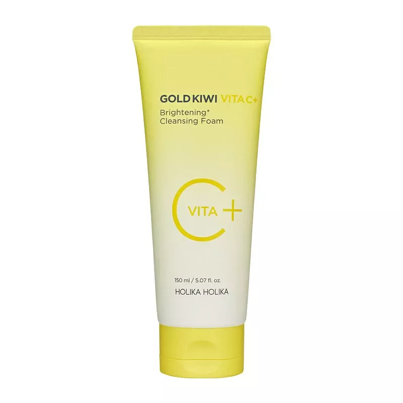Holika Holika Gold Kiwi Vita C Plus Brightening Cleansing Foam 150ml – official product image 2
