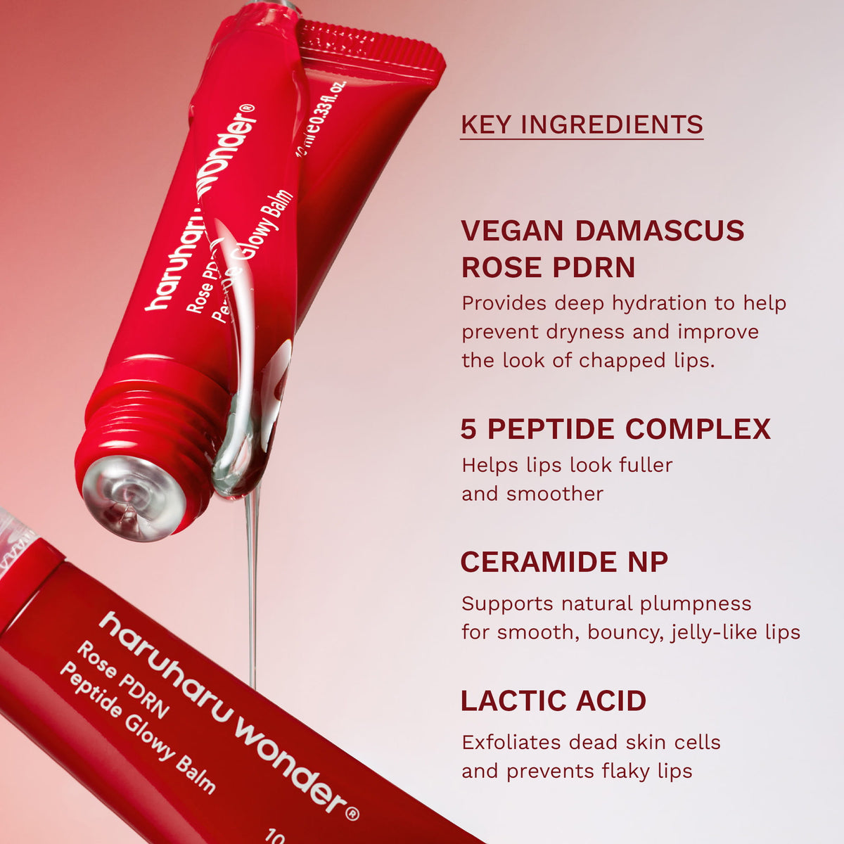 Haruharu Wonder Rose PDRN Peptide Glowy Balm 10ml — product image 5