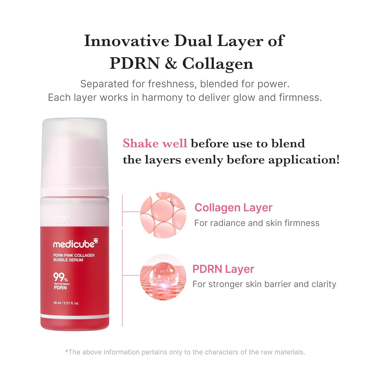 Medicube PDRN Pink Collagen Bubble Serum 95ml product image 7