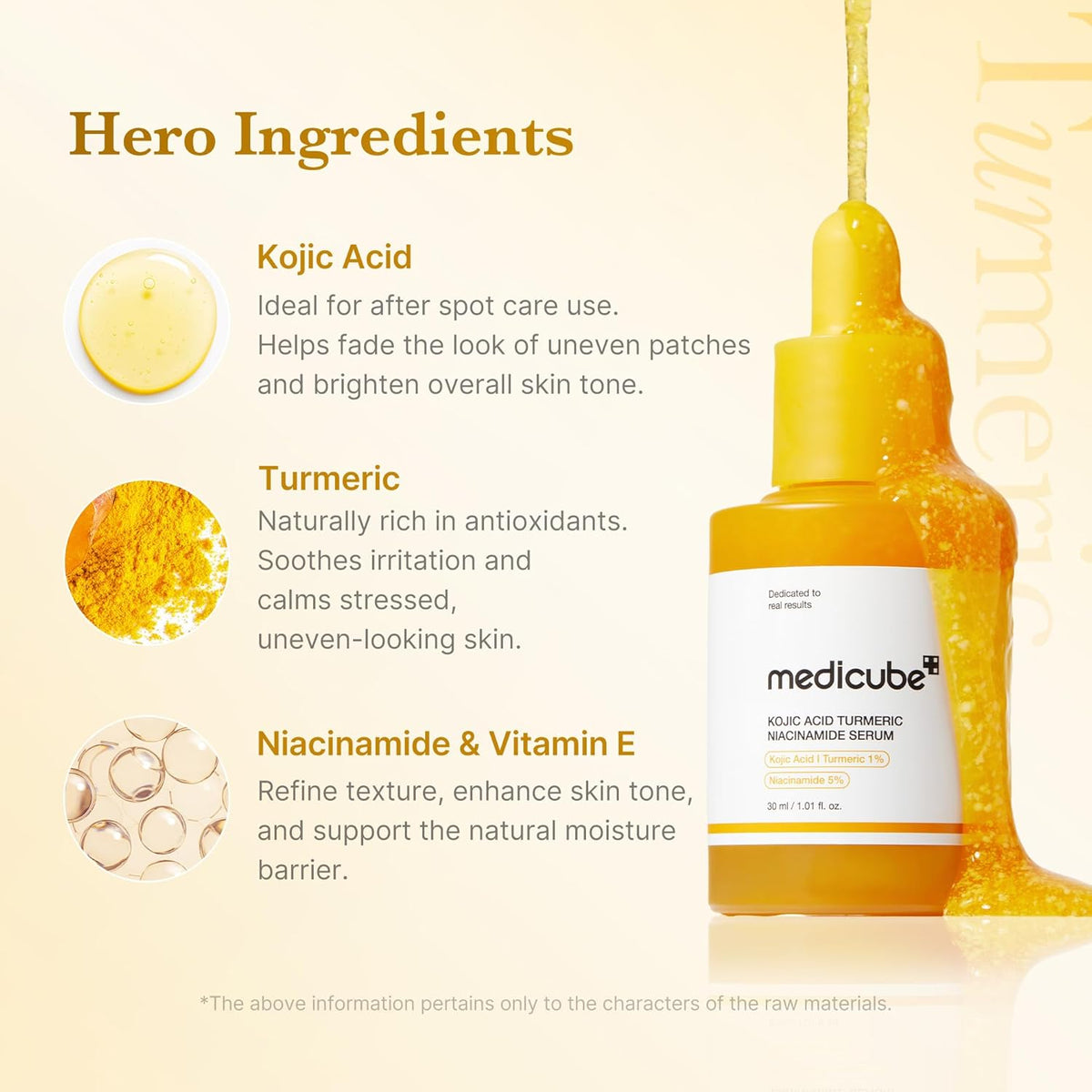 Medicube Kojic Acid Turmeric Niacinamide Serum 30ml product image 4