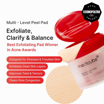 Medicube Red Succinic Acid Peeling Pads 70pcs product image 3