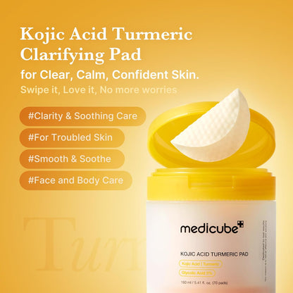 Medicube Kojic Acid Tumeric Toner Pad 70pcs product image 3
