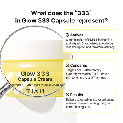 TIAM Glow 333 Capsule Cream 50ml — official product image 4