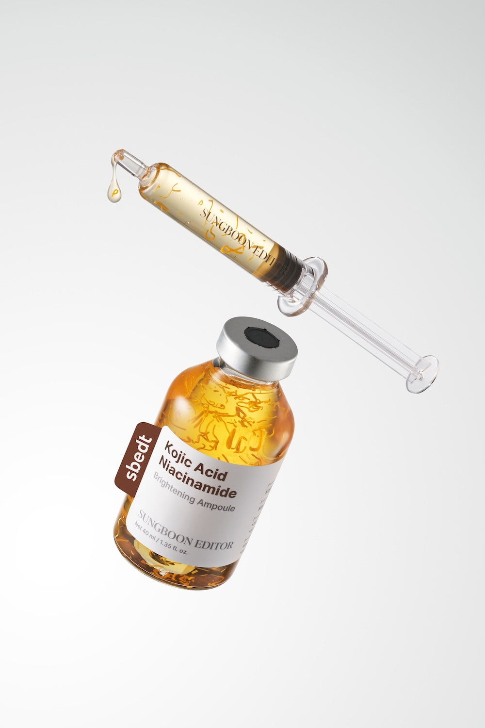 SUNGBOON EDITOR Kojic Acid Niacinamide Brightening Ampoule 40ml — official product image 4
