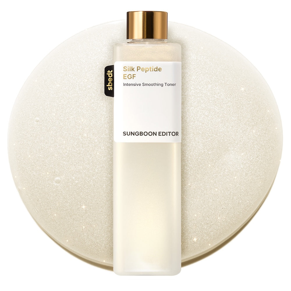 SUNGBOON EDITOR Silk Peptide EGF Intensive Smoothing Toner 300ml — official product image 2
